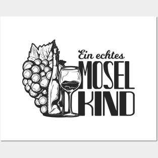 Mosel Kind Spruch Moselaner Geschenk Posters and Art